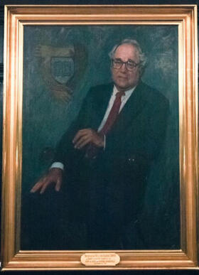 Portrait of Reverend William Sloan Coffin by Robert Anderson YC '68
